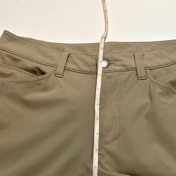 Lululemon Pants Mens Size 30 ABC Classic Fit Trouser Warpstreme Artifact Brown - Picture 8 of 14